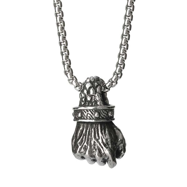 （Style 6）Titanium Steel Eagle Pendant Necklace for Men, Street St