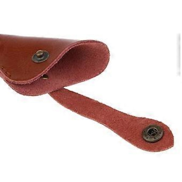 Professionell frisörsax sax dörr verktyg väska väska väska svart butik (Brun)