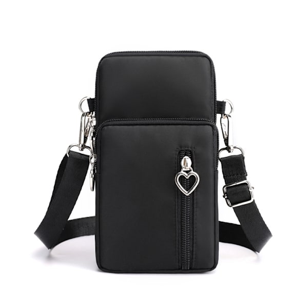 Crossbody-telefonfodral för axelväska för kvinnor, telefonväska, plånbok