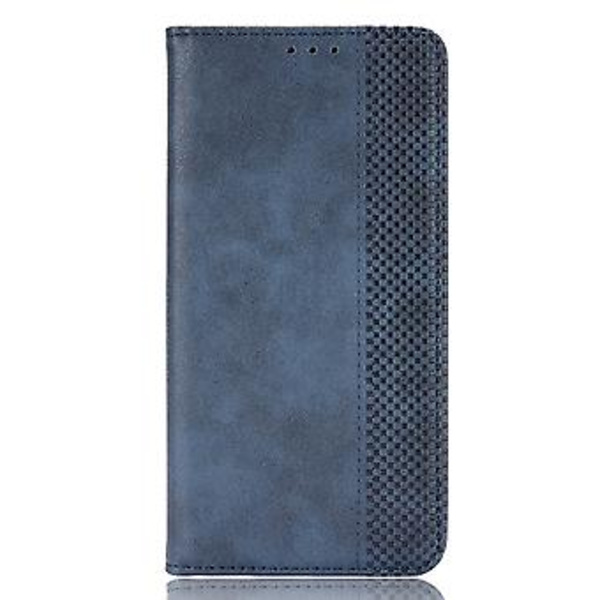 Læder Telefon Cover Til Ulefone Note 14 (Blå)