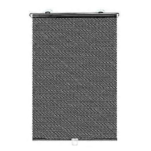 Mörkläggningsgardiner med sugproppar, infällbara vindrutegardiner (45x125cm Svart)
