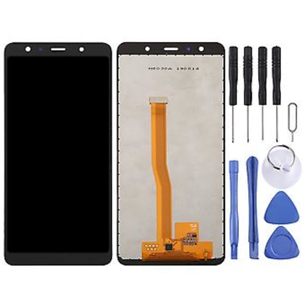 incell LCD-skärm för Galaxy A7 (2018) A750F/DS, A750G, A750FN/DS med pekskärm Full montering (Svart)
