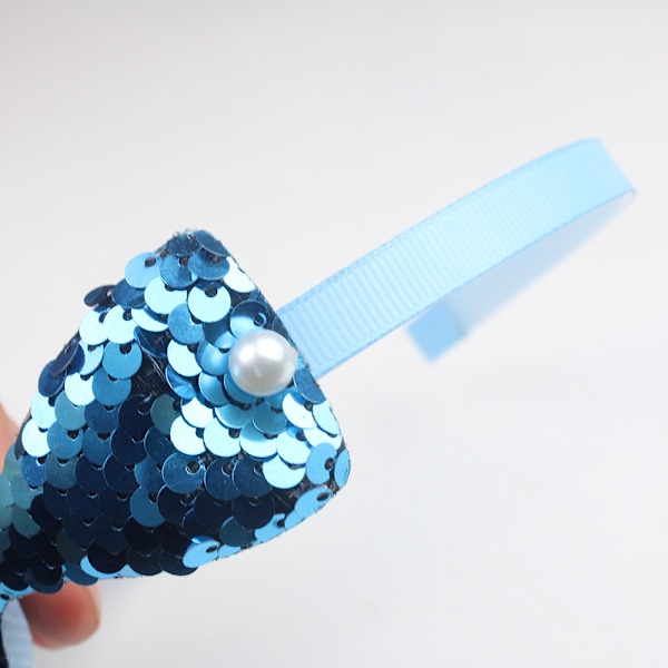 6 stk. Børne Sequin Hårbånd Til Piger, Glitter Hårbånd Sequin