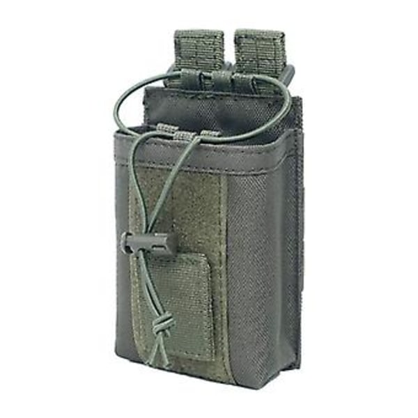 Udendørs Taktisk Molle Radio Walkie Talkie Holder Taske Militær Magasin Pung (Army Grøn)