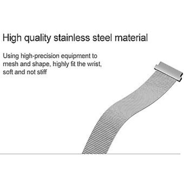 Metallklokkearmbånd for Xiaomi Mi Band 7 (Rose Pink)