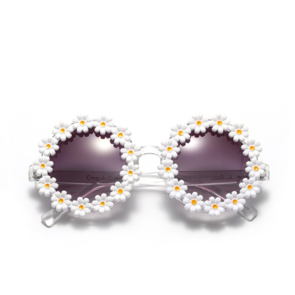 Women's Sunglasses, Noble Classic Round Daisy Sunglasses Women/Men Beautiful Mirror Sunglasses