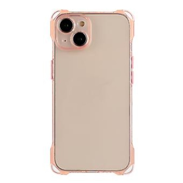 Støtsikker TPU-telefonveske for iPhone 15 (Rosa)