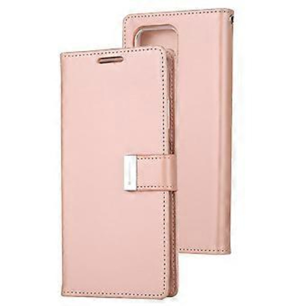 Läderfodral för Galaxy S20 Ultra (Rosa guld)