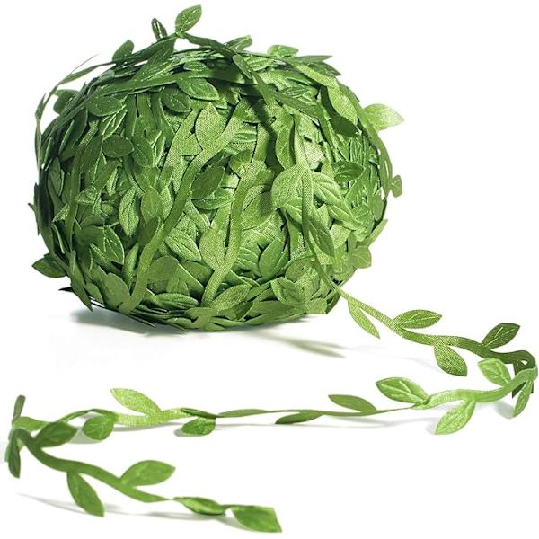 Blad Bånd, Kunstig Rotting Blad Tau Dekorativ Bånd Vill Jungel