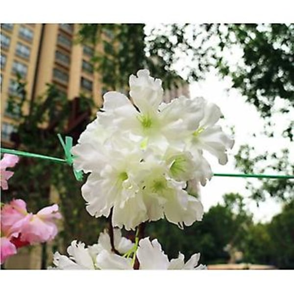 2 Pakker 230cm Kunstige Kirsebærrebsblomsterplante Kunstig Ivy Hængende Grønne Blade Silkekrans til Indendørs Udendørs Hjem Hotel Havefest Bryllup Kunst De