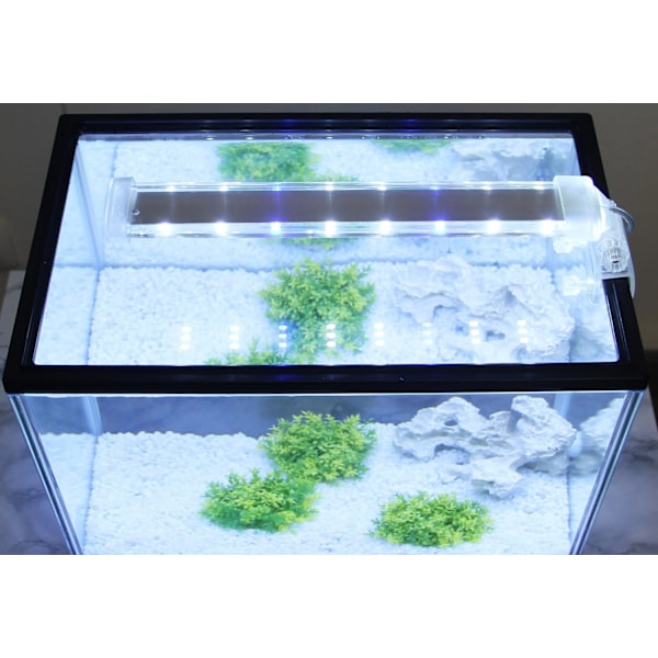 (12cm) Nedsænkelig LED-akvarielampe til planter hvidt og blåt lys 3W