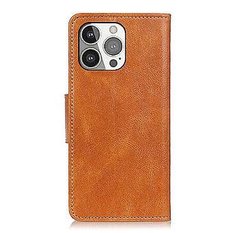 Mirren Crazy Horse Etui til iPhone 13 Pro (Brun)