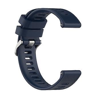 Twill Silikonarmband för Garmin Forerunner 158 / 55 (Midnattsblå)
