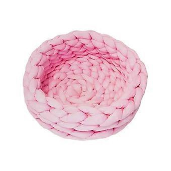 Kattepuder Seng Flere Størrelser og Farver Vinter Blød Rund Sofaseng Katteseng til Indendørs Katte Sofa Pink 30cm (30cm Pink)