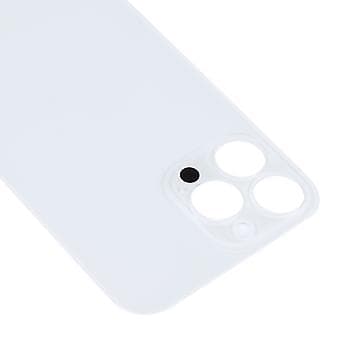 Ersättningsglas för baksidan av batteriet för iPhone 14 Pro Max (Vit)