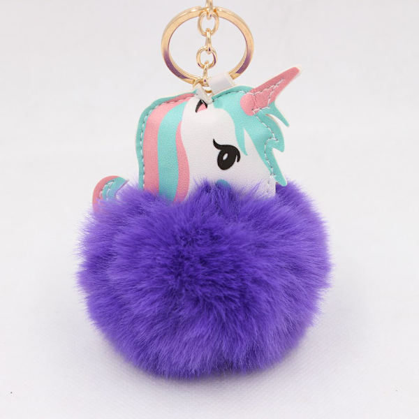 Plush påsehänge med ponny (grön)