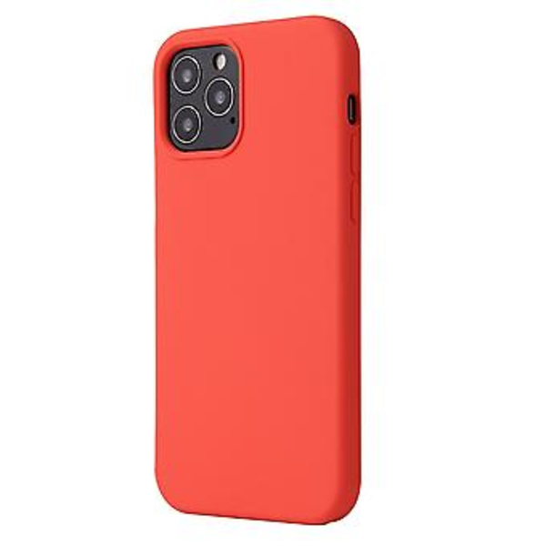Flydende Silikon Cover til iPhone 13 Mini (Korallød)