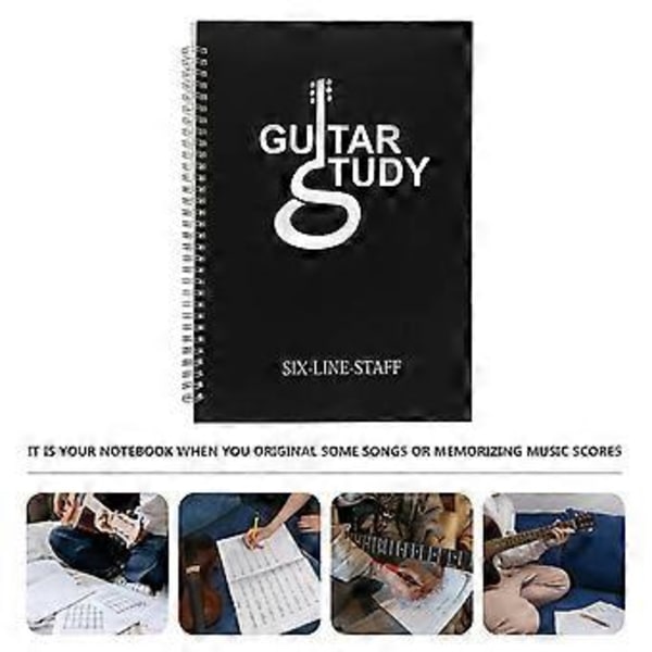 Gitarrbladmusik Häfte Gitarr Nybörjare DIY Notblad Bok Musikpresent