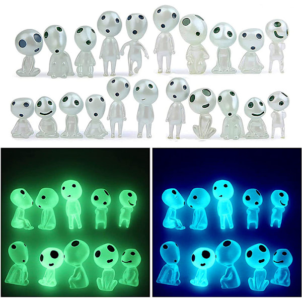 Trädälvor Fairy 20 st Luminous Ghost Mikrolandskapstillbehör