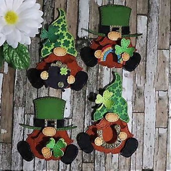 Jule-Nisse Metall Dies Utskjæringer Pregemal Metall Stanser Scrapbooking (5277A)
