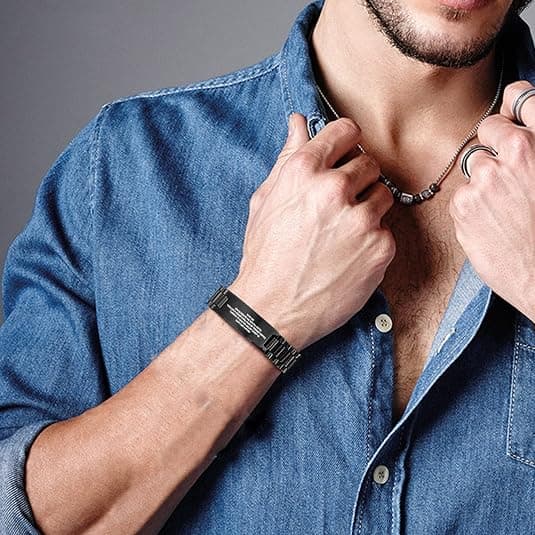Til Min Pappa Armbånd, Datter Sønn til Far Gaveidé Kjærlighetsmelding