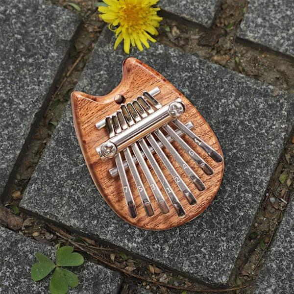 Kalimba Tommelfingerklaver, Massivt Træ Fingerklaver, Bærbar Musik Tommelfingerklaver, Tommelfingerklaver, Portab