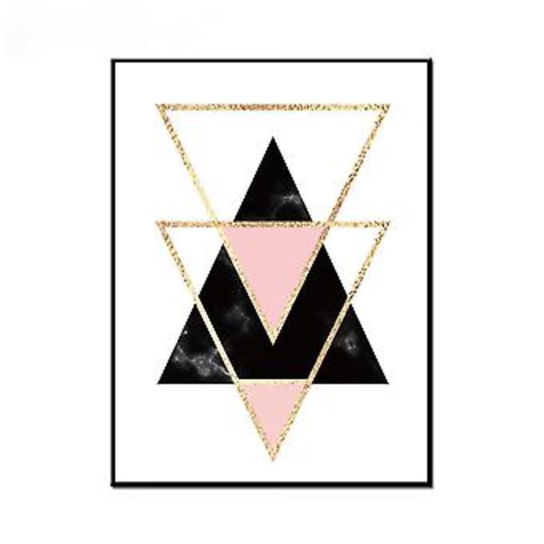 Wekity Marmorstruktur Geometrisk Lappeteppe 1 Veggkunst Lerretstrykk Poster, Enkel Abstrakt Kunsttegning Dekor for Hjem Stue Soverom Kontor og Ch