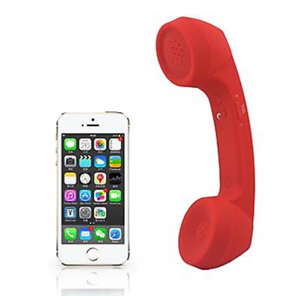 Bluetooth Trådlös Retro Mikrofon (Vit)