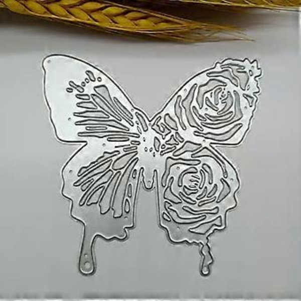 Stora stansar för fjärilsklippning Mall Scrapbooking DIY Album Stämpelpapper Kort för handgjorda gratulationskort Prägling D