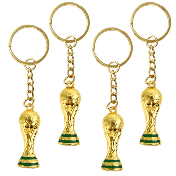 3PCS 2022 FIFA World Cup 3D Trophy Nyckelring 18g, äg en samling