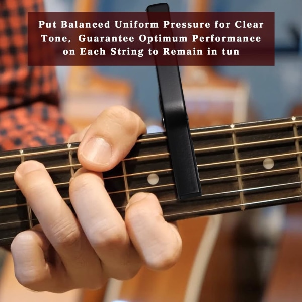Gitar Capo, Klassisk Gitar Capo, Gitar Capo, Gitartilbehør, for Akustisk og Elektrisk Gitar