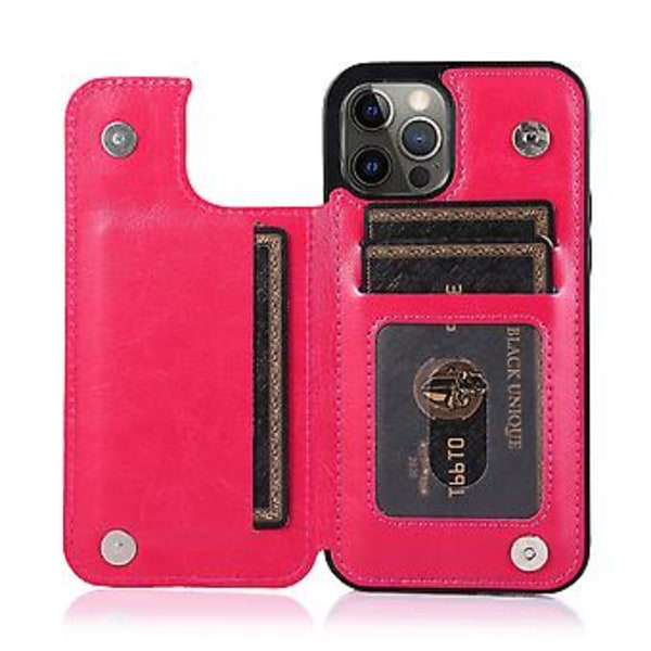 Støtsikker PU + TPU-etui (Roserød)