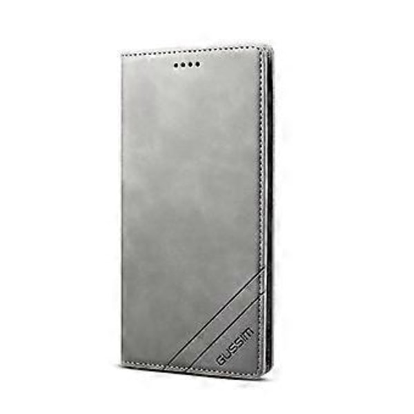 Læderetui til iPhone 6 / 6s (Grå)