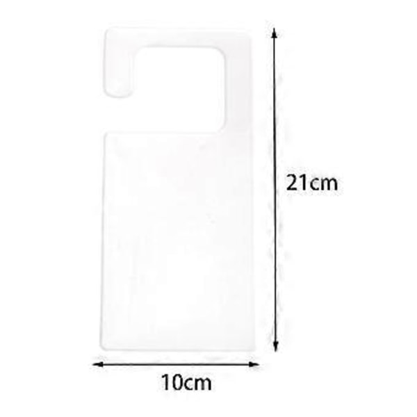 Neglekunst Display Board Negle Display Rack Board Negle Display Stand Stabil Holdbar Akryl Negle Display Hylde til Saloner Begynder (Klar L)
