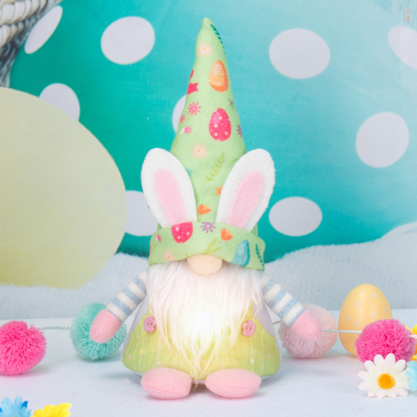 Påskhare Gnome Dekor, Påsk Gnomes, Ansiktslös Påskhare