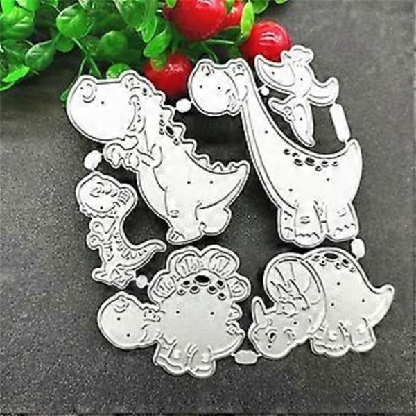 Dinosaurie Metallstansar Scrapbooking Schabloner Stansar Kort Prägling DIY
