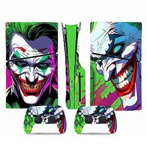 Play Station 5 Slim Klæbeskind PS5 SLIM Bad Guy CD-drev Edition Sticker Cool Dekorativ Sticker (Joker03, Disk)