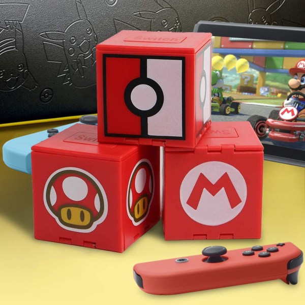 Nintendo Switch case, skyddande lagring organizer case med 16 platser, St