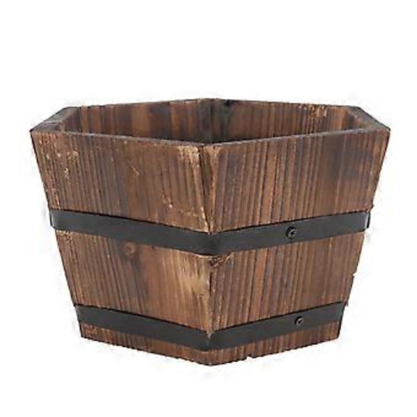 1 kpl Puinen mehikasvien ruukku Luova bonsai-kukkaruukku kodin sisustukseen