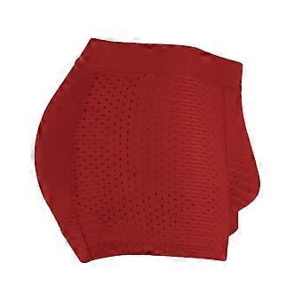 Ny Hot Nylon Ice Silk Åndbar Herreundertøj, Herre Sømløs Ice Silk G-streng Undertøj (XL Rød)