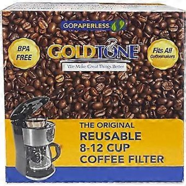 Gjenbrukbart 8-12 Kopp Kaffefilter, BPA-fri Bryggererstatning
