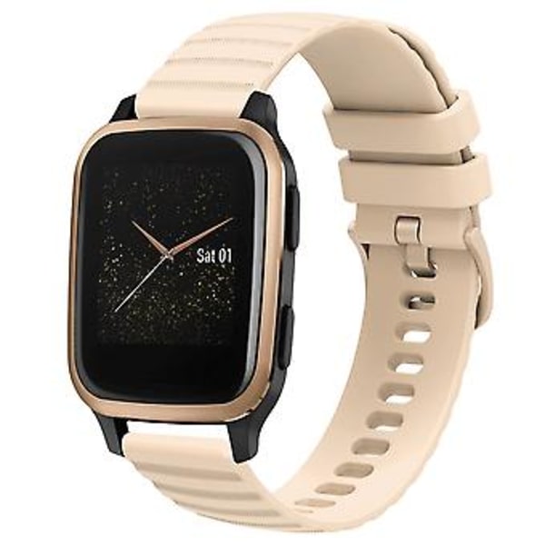 Silikon Urrem til Garmin Venu SQ (Beige)