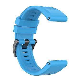 Silikon Urrem til Garmin Fenix 7S (Himmelblå)