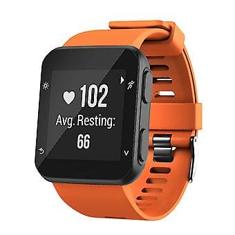 Silikonklokkearmbånd for Garmin Forerunner 35 (Oransje)