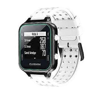 Rem til Garmin Approach S20 Monokrom Urrem til Garmin Approach S20 Silikone Udskiftning Mode Armbånd til Garmin (Sort)