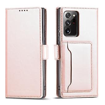 Lærveske til Samsung Galaxy Note20 Ultra (Rosegull)