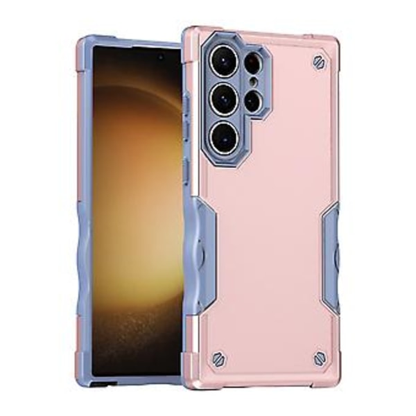Halkskyddande Armor-fodral för Samsung Galaxy S23 Ultra 5G (Roséguld)