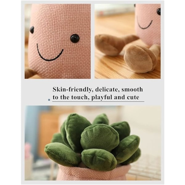 Plush Leksak, 35cm Planter Fylld Plush Kudde Dekoration, Mjuk Fluff