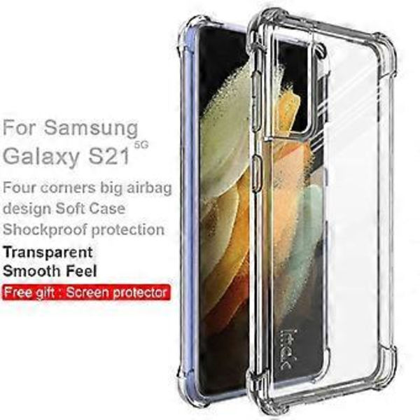 Samsung Galaxy S21 5G:lle suojakotelo (Läpinäkyvä)