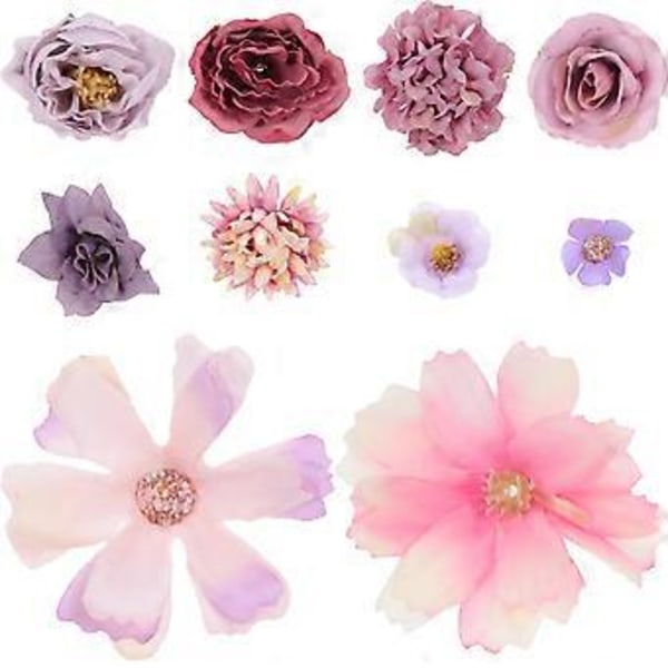 20 st Konstgjorda Blomdekorationer Bröllop Konstgjorda Blomsterprydnader Romantiska Fotorekvisita